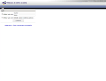 Tablet Screenshot of contas.tcu.gov.br